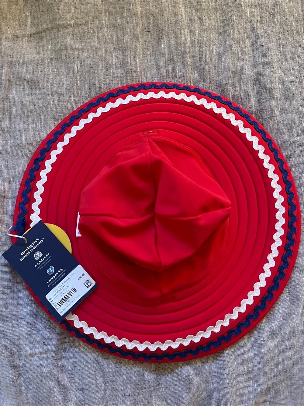 Red Toodler Swim Hat
